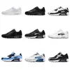 Zapatos Putian Originales Puros Transfronterizos Air Max 90 Zapatos con Amortiguación de Aire para Hombres y Mujeres, Malla Transpirable Resistentes al Desgaste Casuales Deportivos para Correr