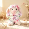 Solo Ropa de Muñeca/Ropa Hecha a Mano para Muñeca Conejo Jc Bonnie, Pijama, Vestido Mismo Estilo del Pequeño Libro Rojo, Conjunto para Muñeca de 32cm, Lindo