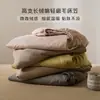 2026 Nuevo Tacto Microfibra Algodón 100% de Alto Hilo Sábana Bajera Ligeramente Cepillada Cubre Cama Engrosado de Algodón Puro Funda de Colchón Temporada Otoño/Invierno