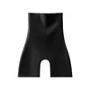 Calça modeladora 3 em 1 de cintura alta com controle de barriga e levantamento de glúteos para mulheres, sem costura de seda gelada com shorts de segurança que mudam de temperatura 10A probióticos