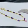 Pulseira Tesouro Cor Natural Prata 925 Incrustada Fornecimento ao Vivo da Fábrica Joias Tesouro Cor Pedra Principal 4*6mm