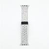 Para Apple Watch Ultra9876543210 Generación se Color Chip Correa de Reloj Magnética Plegable de Silicona Bicolor