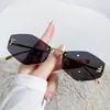 Nuevo Diseño Otoñal Gafas de Sol Metálicas con Incrustaciones de Diamantes Letra F Selecciones de Influencers Europeos y Americanos Gafas de Sol para Mujer con Acabado de Alta Gama