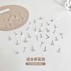 Pendientes de Plata Pura S999 para Mujer, Aretes de Moda, Joyería con Aguja de Plata, Diseño Sencillo, Pendientes Completamente de Plata, Plata Pura 999