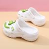 Zapatos Croc de Nube para Mujer Ropa de Verano para Exteriores Sandalias de Suela Gruesa Resistentes al Desgaste Antideslizantes Transpirables para Pies sin Mal Olor Chanclas de Camping Baotou
