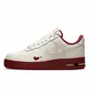 Tênis versátil AF1 Air Force One branco puro de cano baixo, couro de primeira camada casual original, sapatos brancos transfronteiriços, dropshipping disponível