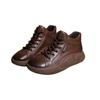 Branco [Comprando] Sapatos Leves com Franja Alta para Crianças Combinação de Cores Claras Nova Chegada Versátil Casuais Estilo Outono