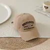 Gorra de Béisbol Informal Transfronteriza para Niños Estilo Coreano Letra B Personalizada Unisex para Bebés de 3 a 8 Años Nuevo Sombrero para el Sol