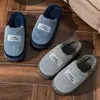 Pantuflas de algodón para hombre, talla grande, para uso interior en casa durante el invierno, cálidas, nuevo modelo 2026, pantuflas de felpa para el hogar para el invierno