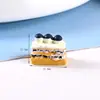 Acessórios de Resina DIY Brinquedos de Comida em Miniatura Sobremesa Pão Biscoitos Creme Cola Materiais Acessórios para Joias Feitos à Mão