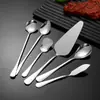 Faca e Garfo Estilo Ocidental Espessados Aço Inoxidável 1010 Talheres Colher de Mistura de Grau Alimentício Conjunto de Faca e Garfo de Hotel Faca para Steak