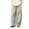 Lino Ligero Estilo Old Money Pantalones de Lino Casuales de Verano para Niños Transpirables Versátiles de Pierna Ancha para Niños Mayores