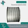Liga de alumínio cor natural oxidada equipamento de ventilação giratório barril Foshan estampagem de metal acessórios de iluminação fabricantes processamento