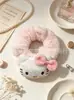 Lindo Pelo de Conejo, Bandas de Cabello de Colores, Scrunchies de Peluche, Accesorios, Al Por Mayor en Stock