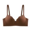 Ropa interior de copa de concha de una pieza sin costuras para mujer, copa pequeña push-up, totila recogida, soporte auxiliar suave, sujetador Gone