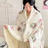Manta Chal de Cachemira Espesa de Terciopelo de Leche Otoño e Invierno Manta para Dormitorio de Estudiante Femenina Manta Espesa para Dormitorio y Sofá