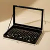 Caja de Terciopelo de Alta Gama para Collar Caja de Almacenamiento de Joyería Caja para Joyería de Pulsera Exhibidor de Mostrador de Joyería Caja de Exhibición de Cadenas