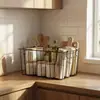 Estante de Almacenamiento para Cocina Apilable con Múltiples Niveles para Frutas, Verduras y Snacks Cesta de Almacenamiento Marco Artefacto de Almacenamiento Multifuncional para el Hogar