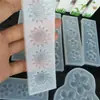 Nuevo espejo 7 opcional lindo mini flor Niuniu flor girasol flor pegamento UV silicona molde decoración
