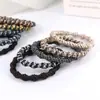 Cuerda Trenzada de Raíz de Loto Fina Knk para el Cabello para Mujer, Lazo para Cola de Caballo Alta, Accesorios para el Cabello, Banda de Goma de Burbuja de Alta Elasticidad y Durabilidad