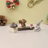 Navidad Creativa Transfronteriza Mini Simulación Bosque Fauna Estática Liebre Animales de Escritorio Pequeños Adornos Decoraciones