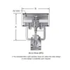 Válvula de aguja Parker Autoclave actuador neumático - operado por aire - serie 30SC/43SC 30SC16-HO2S