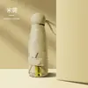 Sombrilla Plegable Creativa con Mango Telescópico y Correa Ancha, Protección UV, Ultra Pequeña, Ligera, Portátil de Bolsillo