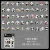 50 Adesivos Fofos de Cachorro Golden Retriever Adesivos de Cachorro Pet Curativos Decoração DIY para Mala Laptop