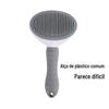 Novo pente de remoção de pelos para animais de estimação com um botão transfronteiriço, pente de estilização, remoção de pelos de gato, remoção automática de pelos, beleza, escova de cachorro