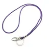 En stock multicolor microfibra cuero tejido cordón para teléfono móvil llave cámara cuerda de cuero cordón de cuero tejido de alta calidad correa