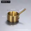 304 Aço Inoxidável Prato de Molho Copo de Molho com Alça Prato Pequeno Mergulho Restaurante Ocidental Bife Copo de Molho Copo de Molho
