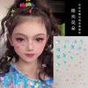 Internet Red Eye Makeup Diamond Drop Drill Broca quebrada Lágrima Broca Adesivo Autoadesivo Lágrima Toupeira Maquiagem Flash Jóias de diamante Maquiagem criativa Rosto Adesivo Broca