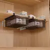 Cesta extraíble para calcetines, caja de almacenamiento, caja para ropa interior, estante para debajo de la ropa en el armario, cesta colgante para cajón