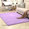 Bestseller transfronterizo, suministro directo del fabricante: alfombra de pelo largo de color liso de seda y lana para sala de estar, sofá, dormitorio, alfombra de mesita de noche, ventanal, terciopelo PV