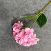 72 piezas de fieltro a mano hidratante hortensia boda boda red escénica roja decoración punto escénico rosa individual rojo 3D hortensia fila de flores artificiales