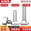 Tornillos Tipo T de Acero Inoxidable 304, Pernos Ranura T, Pernos Tipo T de Acero Inoxidable Roscados M5M6M8M10