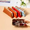 Bolso para Lápiz Labial de Moda Nicho Nuevo Transfronterizo Mini Monedero Compacto Bolsa para Cosméticos para Mujer de Cuero PU con Clip Trendy