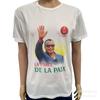 Sublimação térmica equipe pescoço camisa eleitoral camisa de votação roupas de eleição T-shirt poliéster 100g fabricantes camisa de publicidade feita sob medida