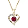 Collar 999 Plata Pura Lujo Ligero Diseño de Nicho Cadena para Clavícula Joyería Simple para Mujer Sentido de Gama Alta Colgante en Forma de Corazón de Plata Sterling