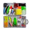 Set de señuelos de pesca transfronterizos, set de señuelos artificiales, set completo de aparejos de pesca con señuelo suave de lentejuelas, Amazon TEMU AliExpress