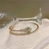 Pulseira banhada a ouro 14k verdadeiro em forma de cobra 2024 design de nicho requintado pulseira de primavera e verão japonesa e coreana J1258