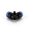 Conector Rápido PU de Cotovelo em L de Ângulo Reto de 90 Graus para Tubo de Ar Pneumático PV8 Conector de Engate Rápido de Plástico 4/6/10/12mm