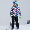 Conjunto de Dos Piezas de Algodón Cálido y Engrosado para Esquí y Snowboard para Niños y Niñas