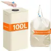 Cesta de Lavandería Oxford de 100L Transfronteriza con Bolsillo Interior, Almacenamiento Plegable para Botellas, Almacenamiento de Juguetes, Cesto de Ropa Sucia de Color Sólido