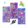 Pegatinas Selladoras Brillantes y Divertidas, Pegatinas 3D Lindas, Pegatinas de Agitar, Pegatinas Decorativas para Diarios, Pegatinas para Planificadores para Niños y Niñas