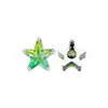 Pendientes de Estrella de Cinco Puntas Graduados Finamente Tallados en Aleación de Titanio F136, Tachuelas de Labio de Estrella de Zirconia, Tachuelas para Cartílago con Rosca Interna, Accesorios para Orejas, Tachuelas para Orejas