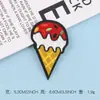 Li Xin Computador Bordado Zhang Zi Acessórios para Vestuário Barba Sorvete Amor Patch Abastecimento Transfronteiriço Tecido Bordado Adesivo
