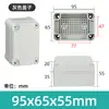 Caja impermeable para exteriores de plástico ABS sellada IP67 material nuevo terminal de alimentación de monitoreo caja de conexiones de botón AG a prueba de lluvia
