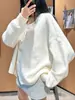 Nuevo Cárdigan de Punto Clásico con Cuello en V, Estilo Perezoso de Primavera y Otoño, Chaqueta Suéter Suave de Color Sólido Holgada, Conjunto de Pantalones Rectos