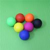 Pelota de fascia de silicona, pelota de fascia sólida de goma, pelota de masaje, pelota de relajación muscular, pelota de hockey, tamaño estándar